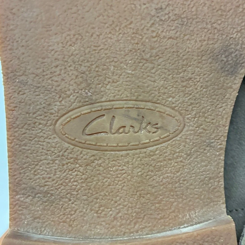 Clarks Bushacre Chukka Boots Mens 11.5 Brown Canvas Casual Ankle Desert Shoes